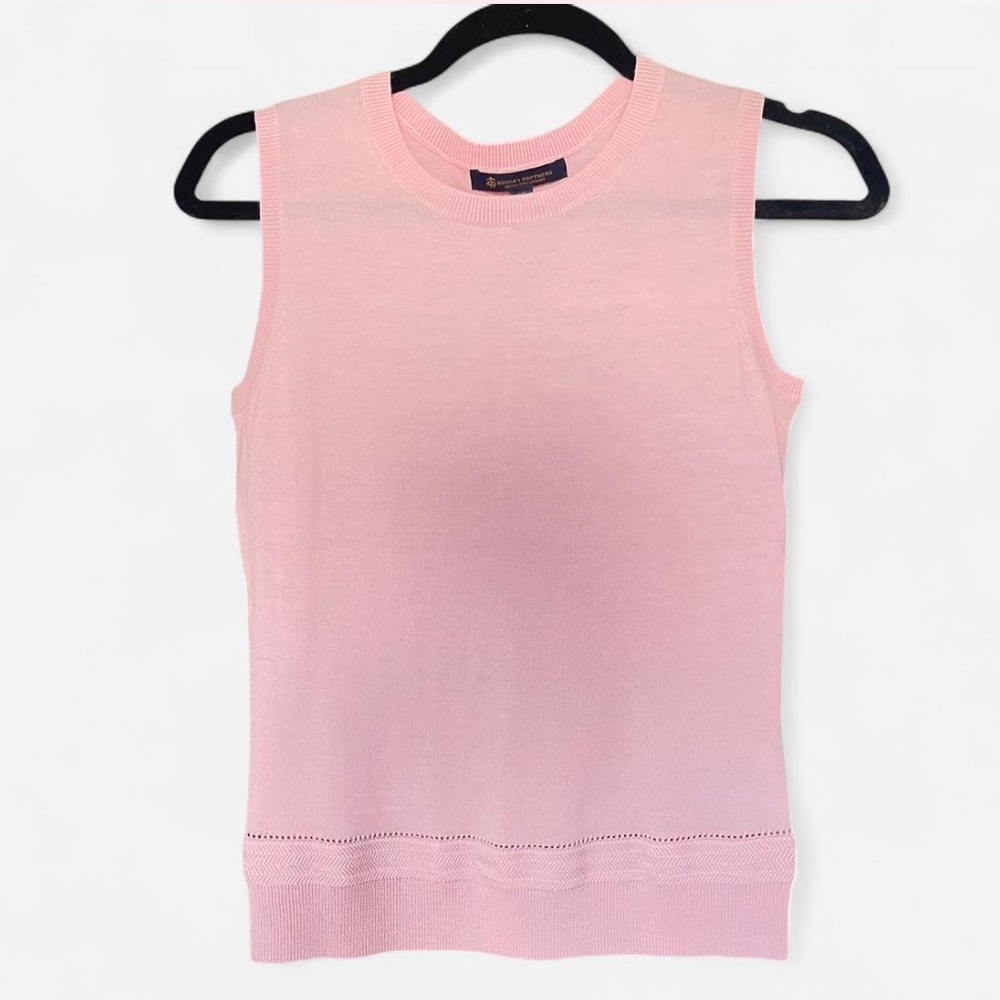 Brooks Brothers Pink Merino Knit Top
